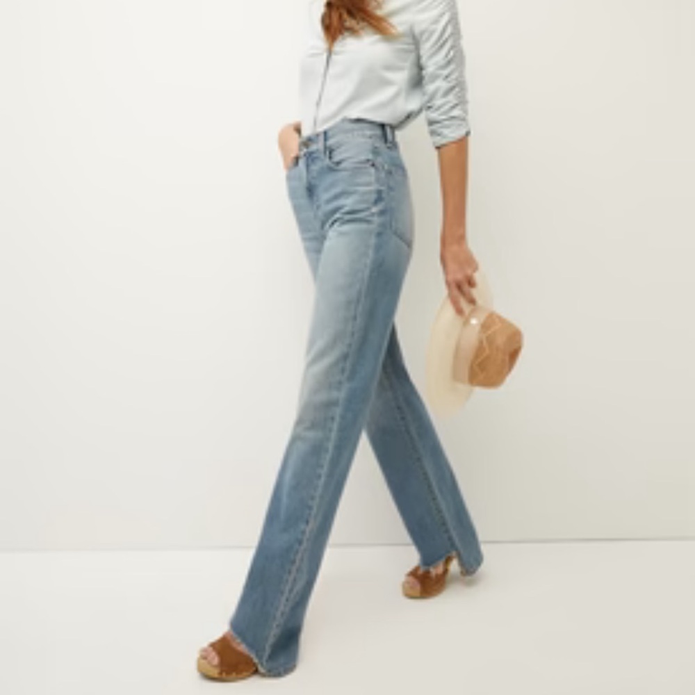 NWT Veronica Beard Dylan High Rise Straight Jean Size 27